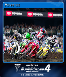 Series 1 - Card 5 of 10 - Holeshot