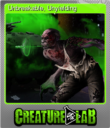 Series 1 - Card 6 of 9 - Unbreakable, Unyielding