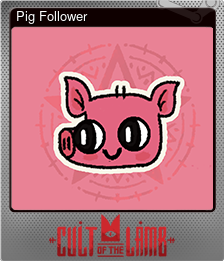 Series 1 - Card 13 of 14 - Pig Follower