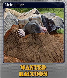 Series 1 - Card 5 of 8 - Mole miner