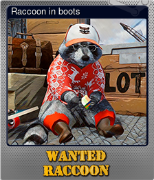 Series 1 - Card 1 of 8 - Raccoon in boots