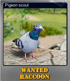 Series 1 - Card 6 of 8 - Pigeon scout