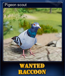 Series 1 - Card 6 of 8 - Pigeon scout