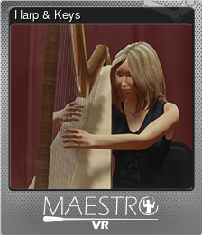 Series 1 - Card 11 of 15 - Harp & Keys