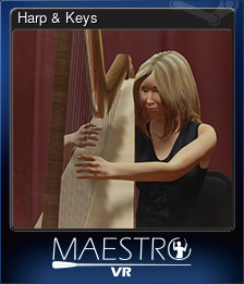 Series 1 - Card 11 of 15 - Harp & Keys