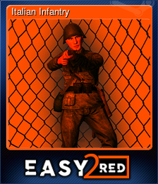 Series 1 - Card 6 of 7 - Italian Infantry