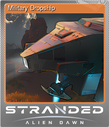 Series 1 - Card 6 of 8 - Military Dropship