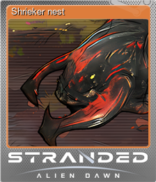 Series 1 - Card 3 of 8 - Shrieker nest