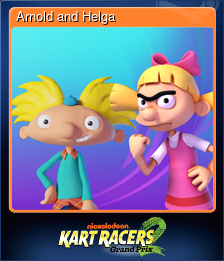 Series 1 - Card 6 of 15 - Arnold and Helga