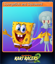 Series 1 - Card 4 of 15 - SpongeBob and Squidward