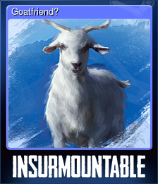 Series 1 - Card 7 of 8 - Goatfriend?