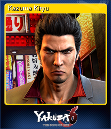 Series 1 - Card 1 of 8 - Kazuma Kiryu