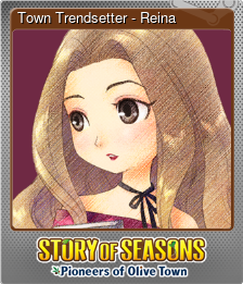 Series 1 - Card 8 of 10 - Town Trendsetter - Reina