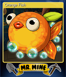 Series 1 - Card 3 of 6 - Orange Fish