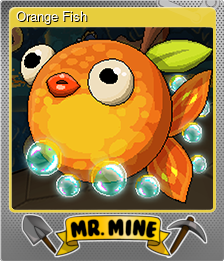 Series 1 - Card 3 of 6 - Orange Fish