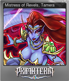 Series 1 - Card 6 of 6 - Mistress of Revels, Tamera