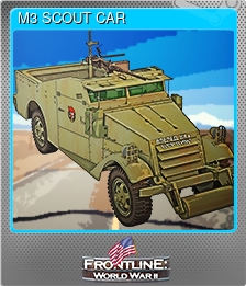 Series 1 - Card 8 of 14 - M3 SCOUT CAR