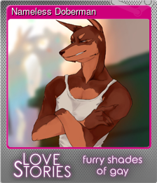 Series 1 - Card 6 of 13 - Nameless Doberman