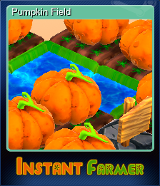 Series 1 - Card 3 of 5 - Pumpkin Field