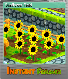 Series 1 - Card 4 of 5 - Sunflower Field