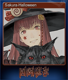 Series 1 - Card 6 of 11 - Sakura-Halloween