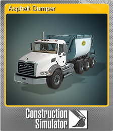 Series 1 - Card 7 of 9 - Asphalt Dumper