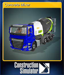 Series 1 - Card 3 of 9 - Concrete Mixer