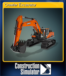 Series 1 - Card 4 of 9 - Crawler Excavator