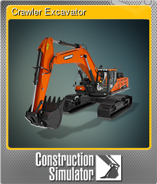 Series 1 - Card 4 of 9 - Crawler Excavator