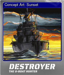 Series 1 - Card 2 of 5 - Concept Art: Sunset