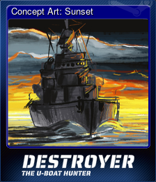 Series 1 - Card 2 of 5 - Concept Art: Sunset