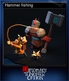 Series 1 - Card 5 of 7 - Hammer fishing