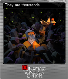 Series 1 - Card 4 of 7 - They are thousands