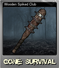 Series 1 - Card 5 of 5 - Wooden Spiked Club