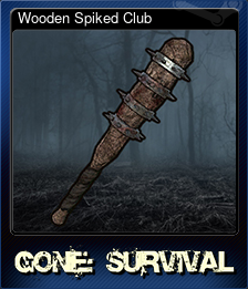 Series 1 - Card 5 of 5 - Wooden Spiked Club