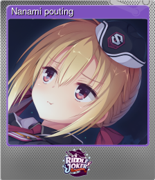 Series 1 - Card 10 of 10 - Nanami pouting