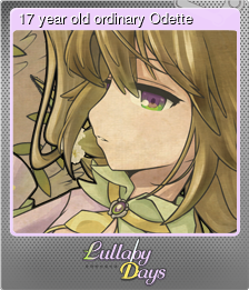 Series 1 - Card 7 of 9 - 17 year old ordinary Odette