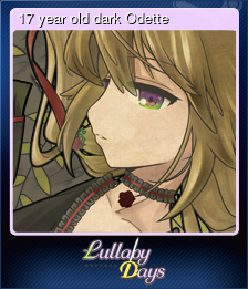 Series 1 - Card 8 of 9 - 17 year old dark Odette