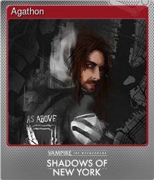 Series 1 - Card 1 of 8 - Agathon