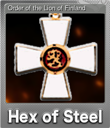 Series 1 - Card 7 of 7 - Order of the Lion of Finland