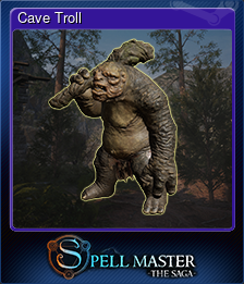 Series 1 - Card 1 of 7 - Cave Troll