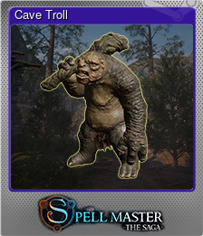 Series 1 - Card 1 of 7 - Cave Troll