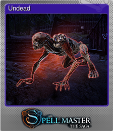Series 1 - Card 7 of 7 - Undead