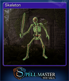 Series 1 - Card 2 of 7 - Skeleton