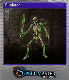 Series 1 - Card 2 of 7 - Skeleton