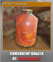 Series 1 - Card 5 of 10 - Pickle Tomatoes!