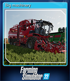 Series 1 - Card 3 of 8 - Big machinery