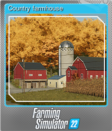 Series 1 - Card 5 of 8 - Country farmhouse