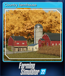 Series 1 - Card 5 of 8 - Country farmhouse