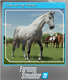 Series 1 - Card 1 of 8 - Look at my Horse